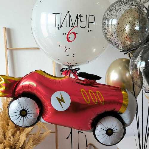 Шары для мальчика «Гоночный стиль»