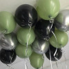 Шары под потолок "Эвкалипт и серебро"