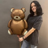 Шар Фигура Мишка Коричневый 89 см