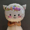 Шар фигура Голова Милой Кошечки