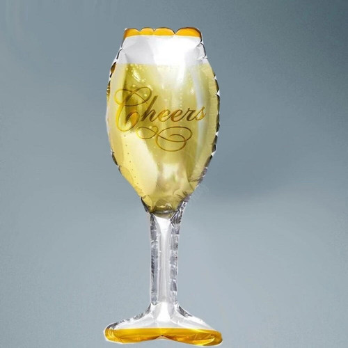 Шар Фигура Бокал Шампанского Cheers, 101 см