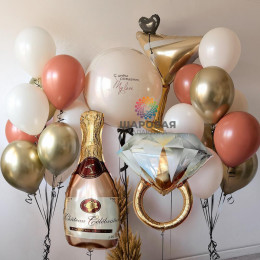 Шары на девичник "Party cool"