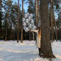 Шары под потолок "Дождь" 25 шт